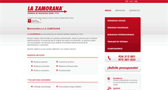 Desktop Screenshot of lazamorana.es